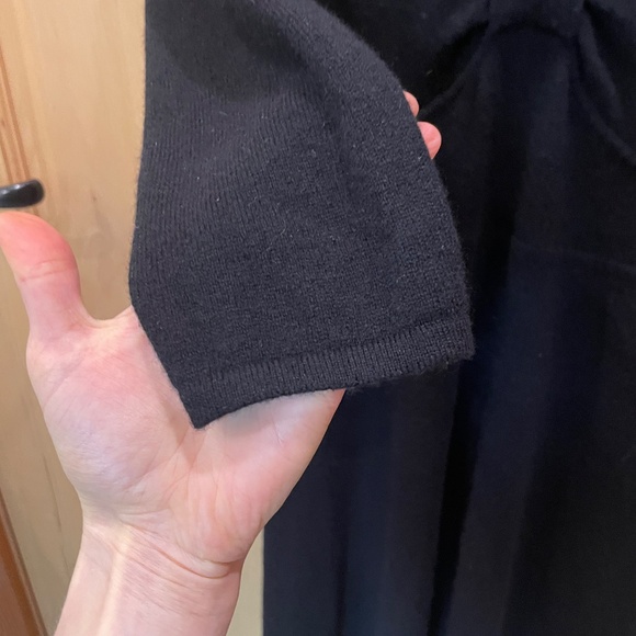 Catherine Malandrino 100% Cashmere Black Sweater Dress - Picture 3 of 8